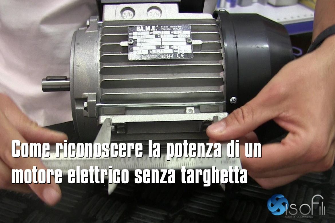 Come riconoscere la potenza di un motore elettrico senza targhetta