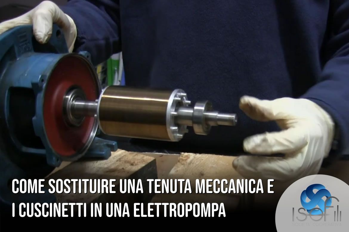Come sostituire una tenuta meccanica e i cuscinetti in una elettropompa
