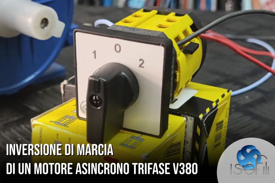 Inversione di marcia di un motore asincrono trifase V380