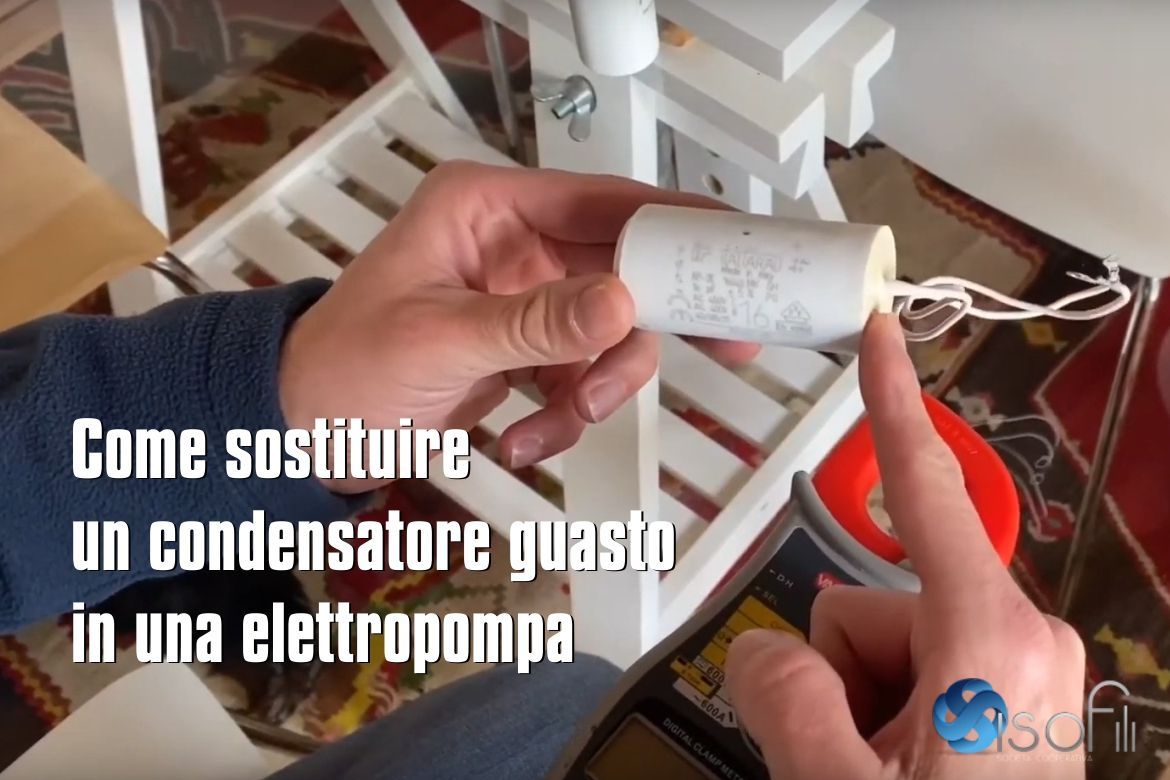 Come sostituire un condensatore guasto in una elettropompa