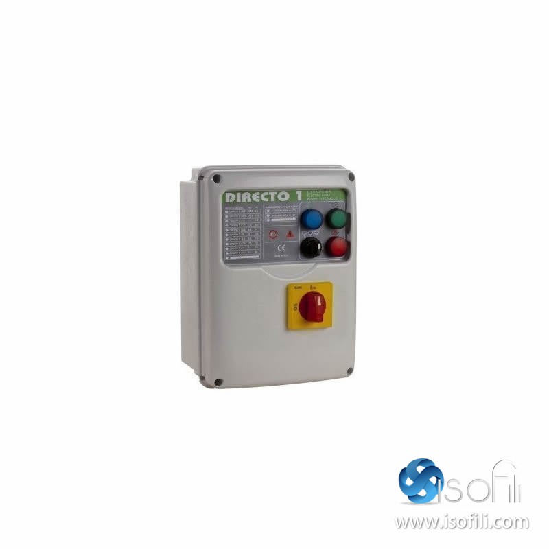 Quadro elettrico per 1 motore tipo Directo1 -Tri/4 HP5.5 V380