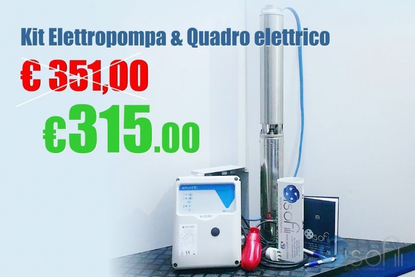 Kit elettropompa Felsom e quadro elettrico Elentek