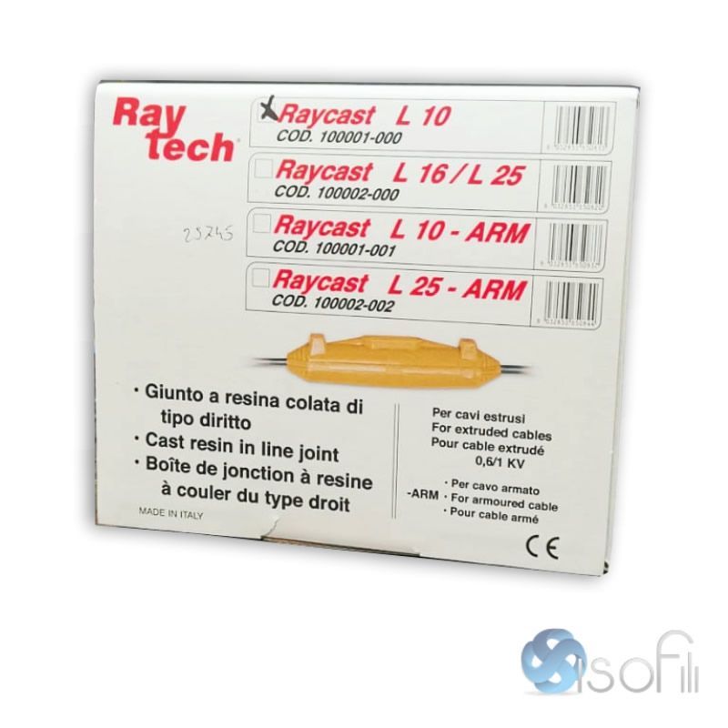 Raycast L10 Giunto/Muffola con resina per colata