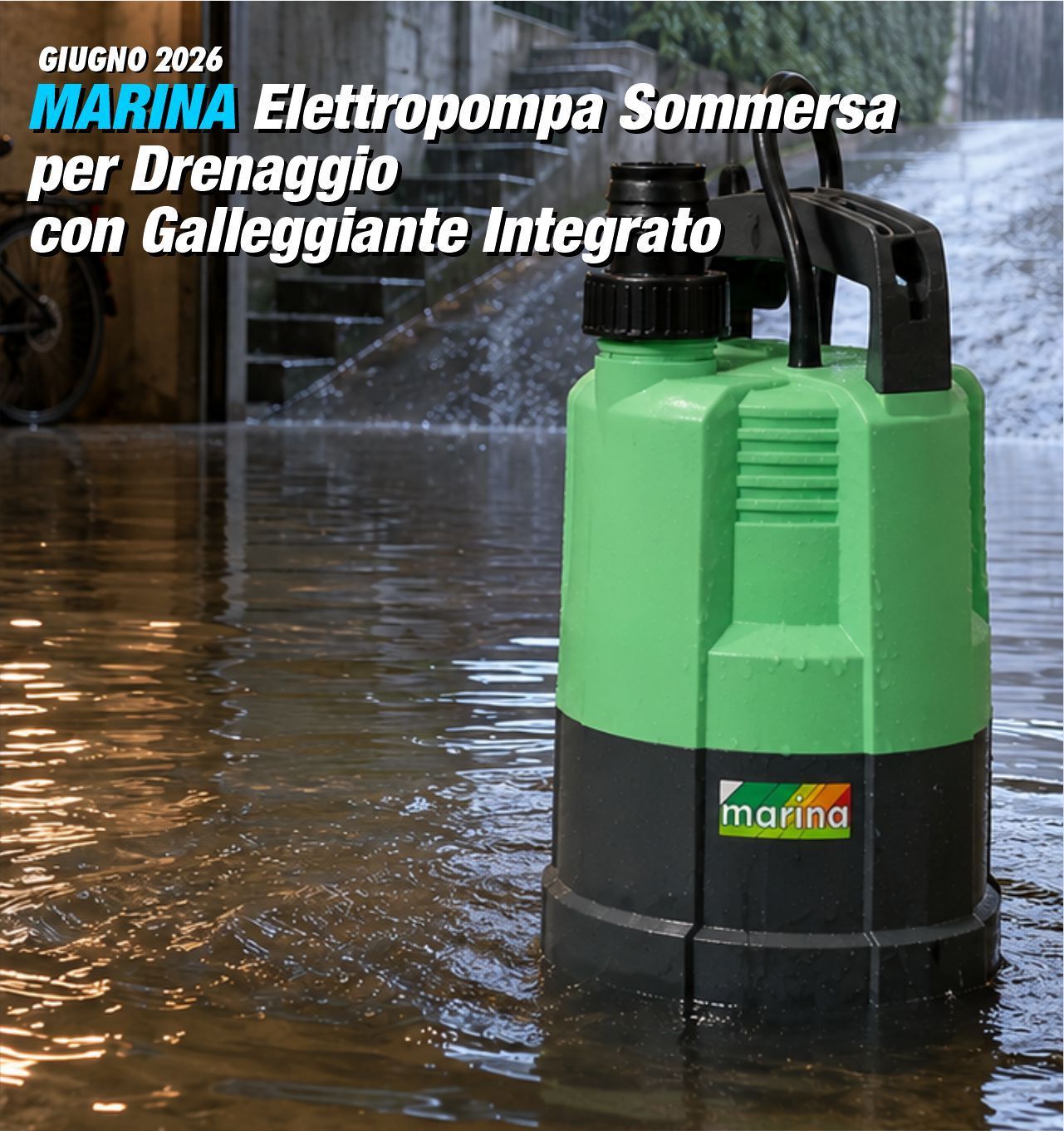 Hai mai trovato il garage allagato dopo un temporale? Questa pompa pu&ograve; fare al caso tuo!
