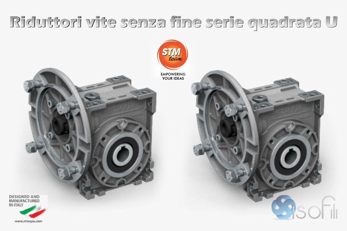 Riduttori vite senza fine serie quadrata U
