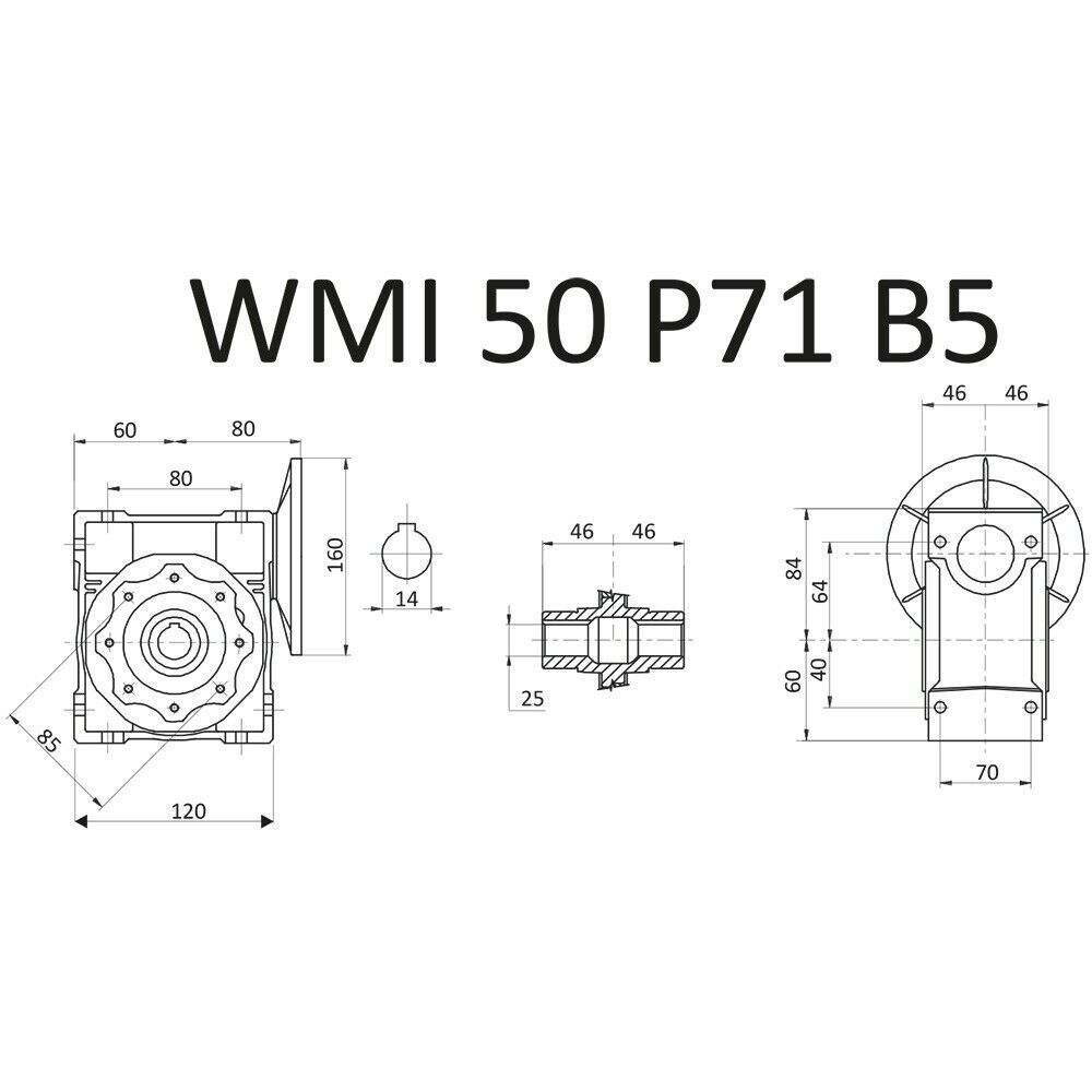 Riduttore WMI50 PAM71/B5